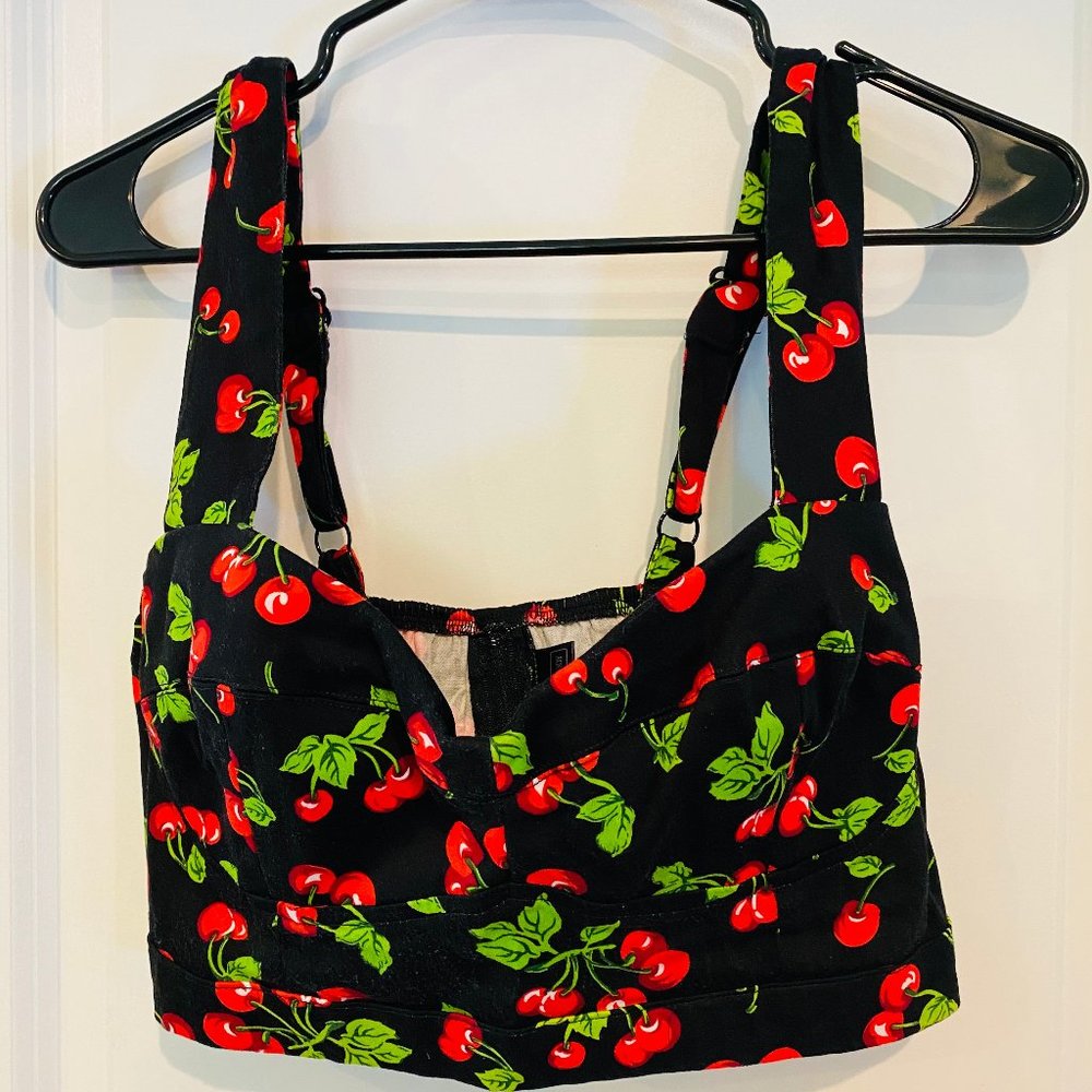 Courture For Every Body Cherry Crop Top